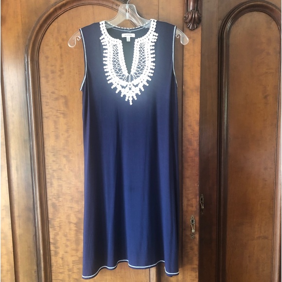 Max Studio - Navy Blue A-Line Dress❗️ - Picture 1 of 5
